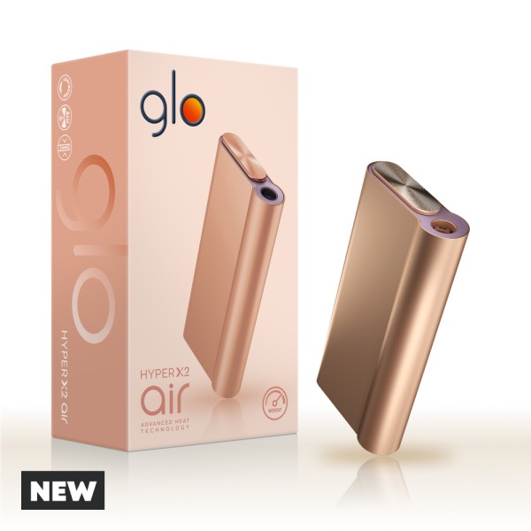 glo hyper X2 Air Device Kit Rosey Gold