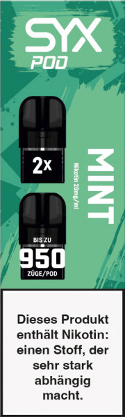 SYX | Mint | Liquid Pod | 20mg | 2er Pack