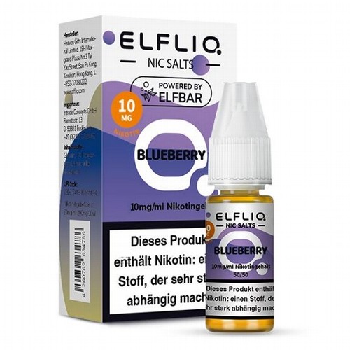 E-Liquid Nikotinsalz ELFBAR Elfliq Blueberry 10mg