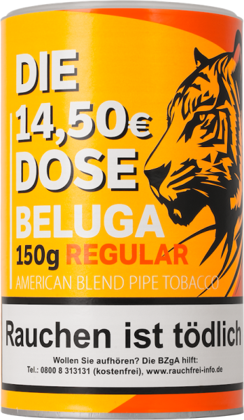 Beluga Regular 150g American Blend Pfeifentabak auch zum Stopfen geeignet