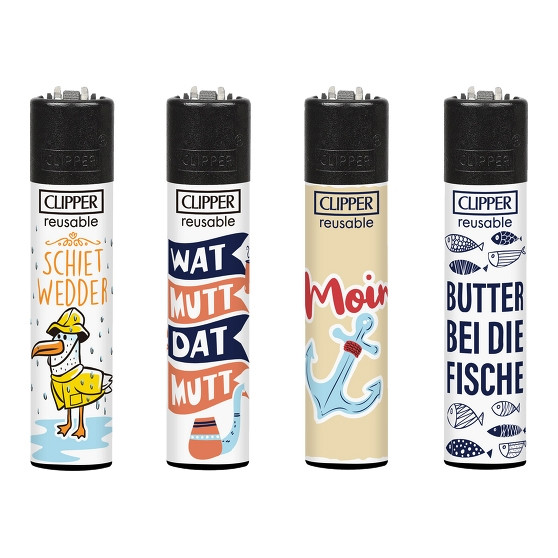 Einwegfeuerzeug Stein CLIPPER Nordisch