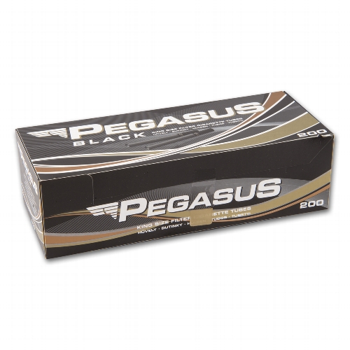 200 Stück Pegasus Black King Size Zigarettenhülsen Online Kaufen, Für nur  2,40 €
