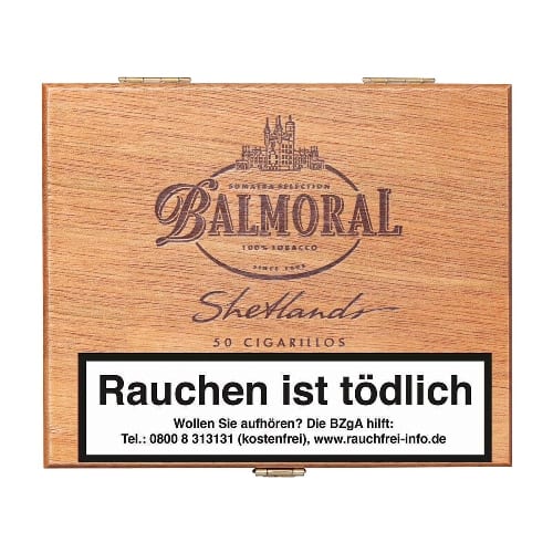 Balmoral Shetlands Sumatra 50 Zigarillos