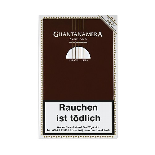 Guantanamera Cristales Tubes 5 Zigarren