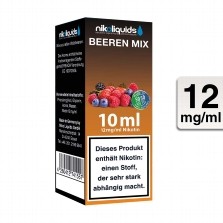 E-Liquid NIKOLIQUIDS Beeren Mix 12 mg 50 PG / 50 VG