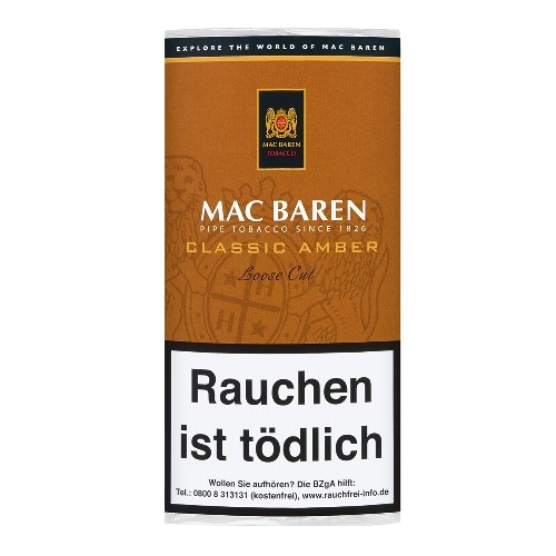 Pfeifentabak Mac Baren Classic Amber 50 Gramm