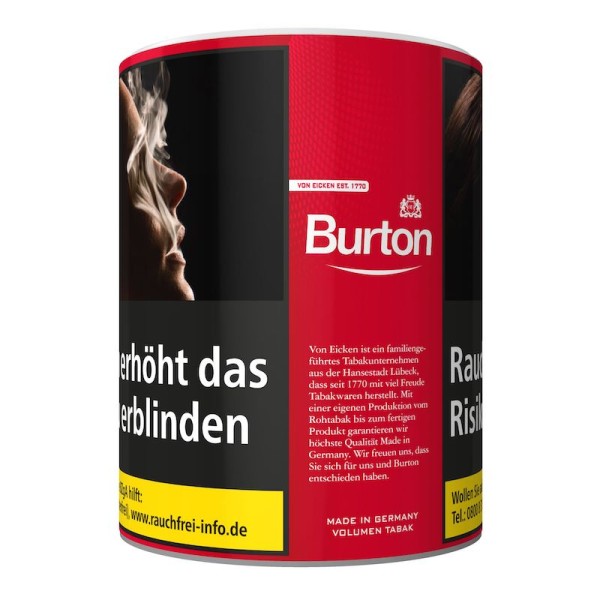 BURTON Full Flavour Volumen Tabak XL 65 Gramm