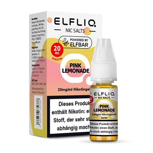 E-Liquid Nikotinsalz ELFBAR Elfliq Pink Lemonade 20mg