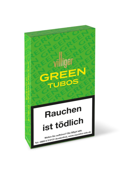 Villiger Green Tubos 4 Zigarren