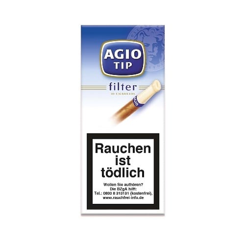 Agio Tip Filter Blau 10 Zigarillos