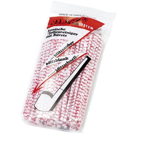 10 x 80 BLITZ Pfeifenreiniger konisch rot-weiß SWISS-MADE Pipe-Cleaner