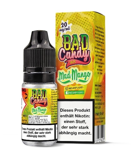 E-Liquid Nikotinsalz BAD CANDY Mad Mango 20 mg