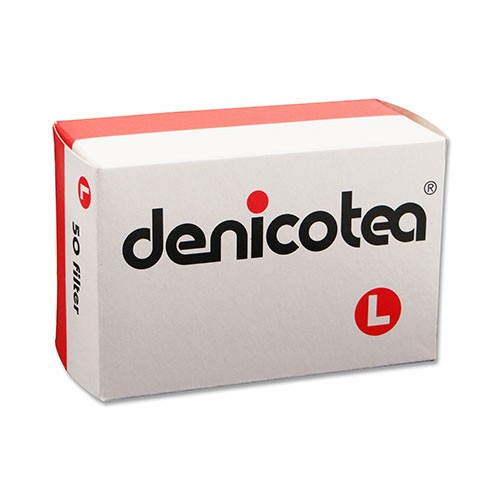Kieselgelfilter lang Denicotea für Zigarettenspitzen Packung à 50 Stück