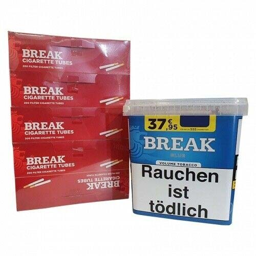 1 x Eimer Break Blue 230 Gramm & 1000 Break Hülsen