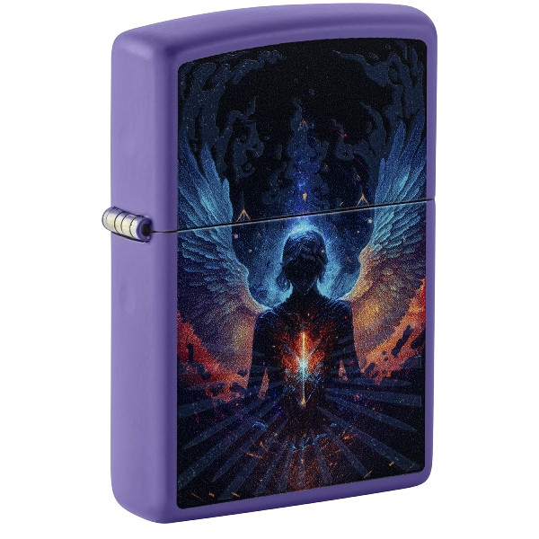 Zippo purple matte Angel 60007368