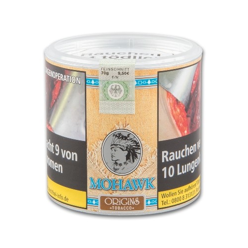 Mohawk Zigarettentabak Origins ohne Zusätze 70 Gramm / DOSE