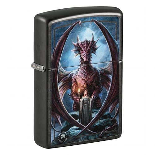 ZIPPO gray dusk Anne Stokes Dragon 60006123