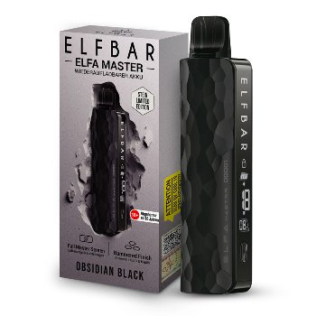 E-Zigarette ELFBAR Elfa Master obsidian-schwarz 850 mAh Limited