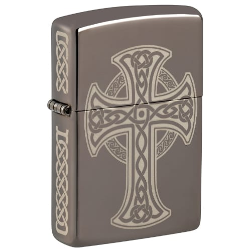 ZIPPO black ice Celtic Cross Design 60006538