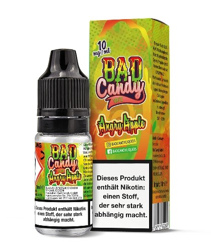 E-Liquid Nikotinsalz BAD CANDY Angry Apple 10 mg