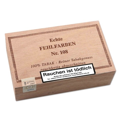 Echte Fehlfarben Nr.108 Sumatra 50 Zigarren