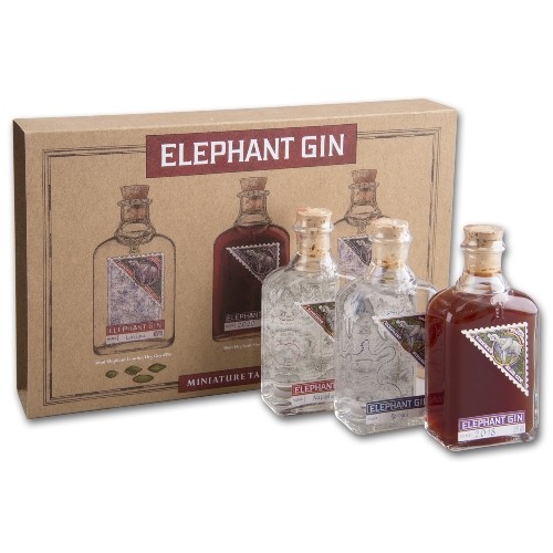 Gin ELEPHANT Mini Tasting Set 3 x 50 ml London Dry, Sloe & Strength