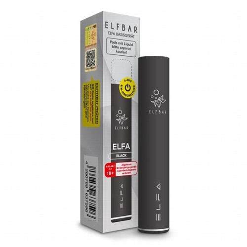 E-Zigarette ELFBAR Elfa CP schwarz 500mAh