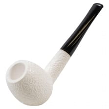 Meerschaumpfeife Block Apple rustik Large