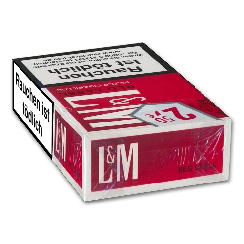 L&M Red Naturdeckblatt 17 Filterzigarillos
