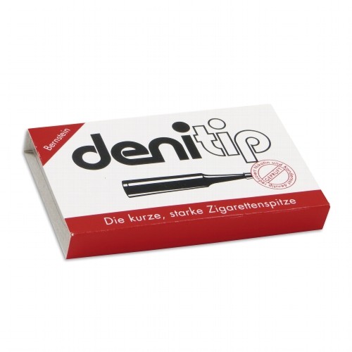 Zigarettenfilterspitze Denicotea Denitip aus Kunststoff in Bernsteinoptik Packung à 6 Stück