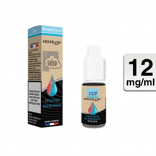 E-Liquid SilverCig Himbeere 12 mg/ml Flasche 10 ml
