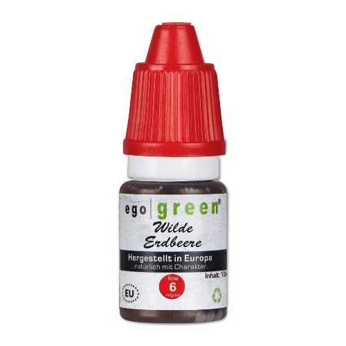 E-Liquid EGO GREEN Wilde Erdbeere 6 mg