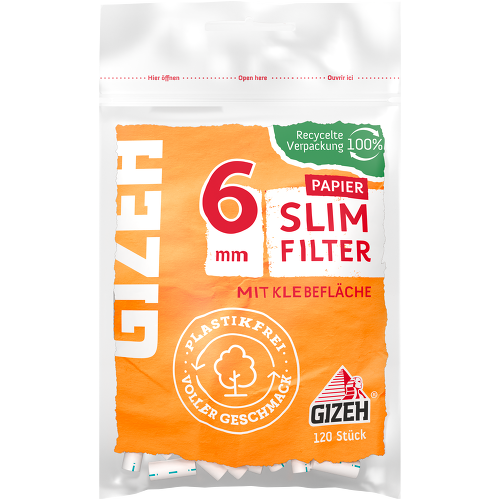 Gizeh Filter Tips Slim Box 24 single kaufen bei