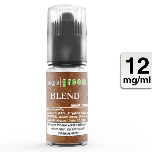 E-Liquid EGO GREEN Blend Tobacco 12 mg