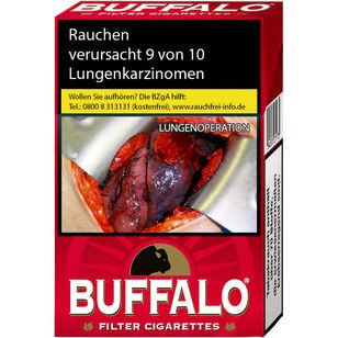 Buffalo Red Zigaretten 7,80 Euro (8x28)