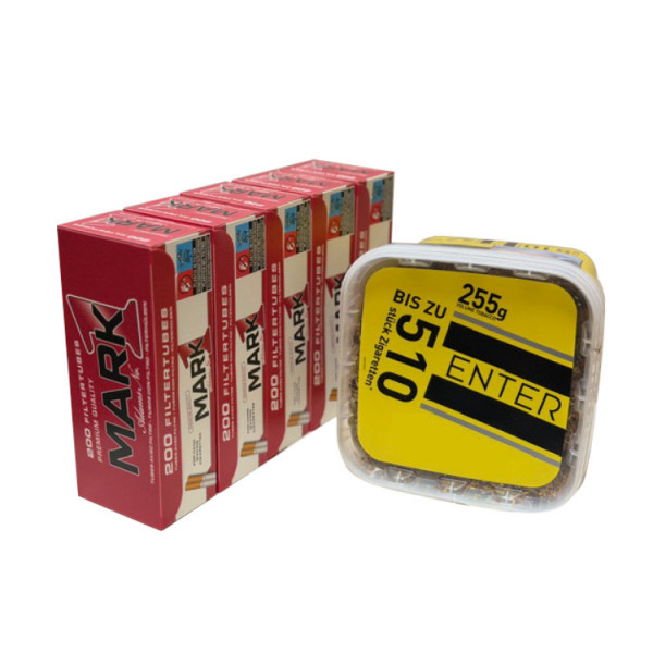 ENTER Eimer 255g + 1000 Mark 1 Hülsen – Vorteilspack