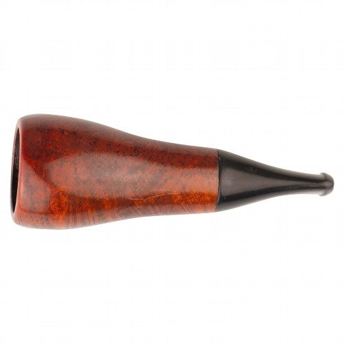 Zigarrenspitze Bruyere orange/black 20 mm mit Stoffbeutel