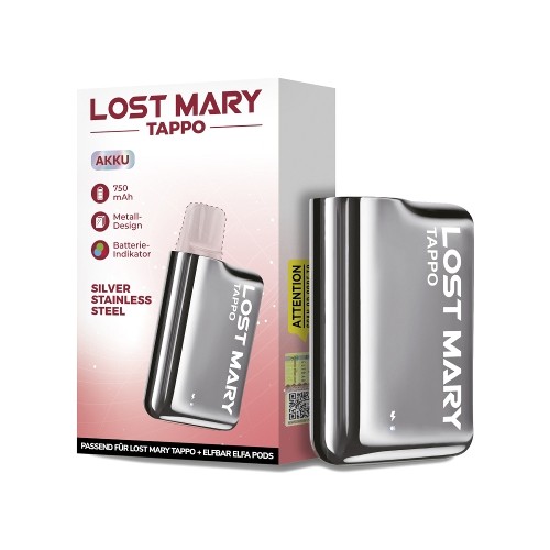 E-Zigarette LOST MARY Tappo silber 750mAh