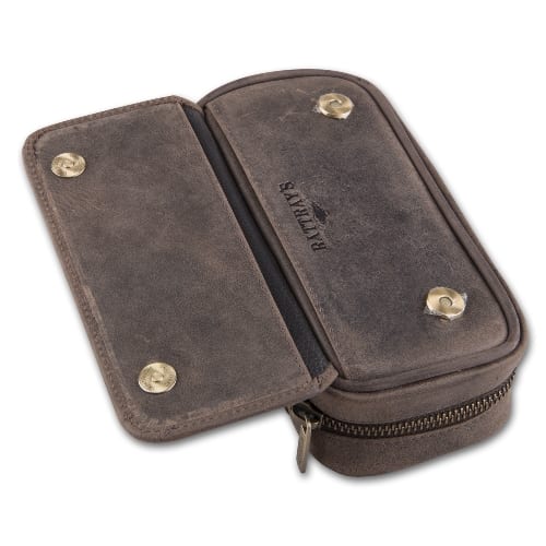 Pfeifentasche 2er Leder RATTRAY´S Peat braun Nr.1 Vortasche Online Kaufen, Für nur 44,99 €