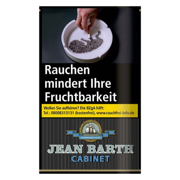 SCHWARZ Jean Barth Cabinet Zware Shag blau Zigarettentabak 35 Gramm