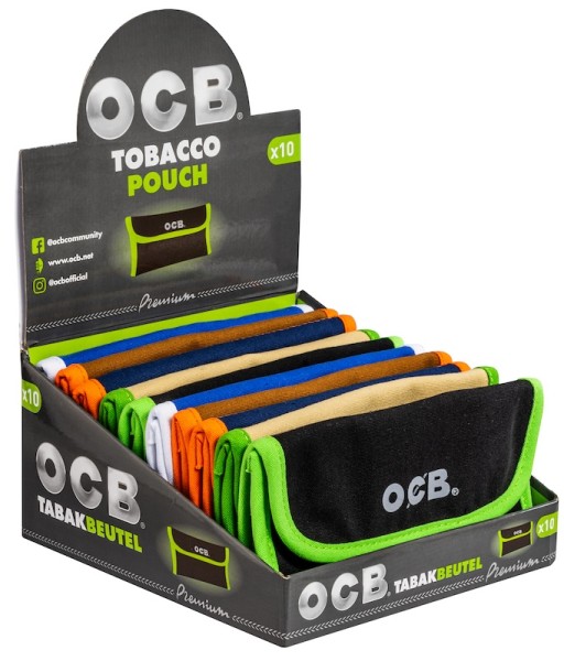 OCB Tabakbeutel farblich sortiert