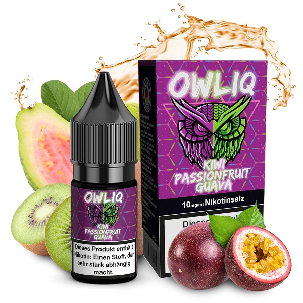 E-Liquid Nikotinsalz OWLIQ Kiwi Passionfruit Guava 10mg