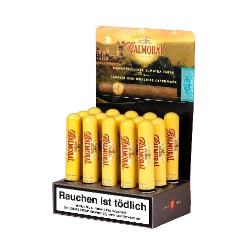 Balmoral Sumatra Selection Corona de Luxe Tubos 15 Zigarren