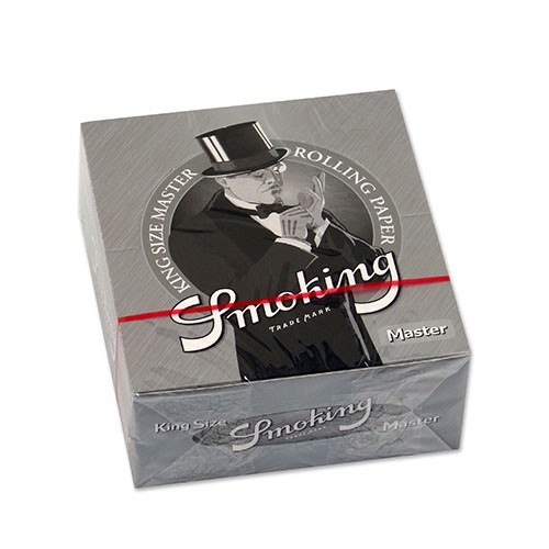 DISPLAY 50 Heftchen à 33 Blättchen Zigarettenpapier Smoking Master King Size