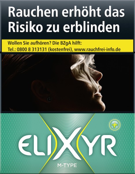 ELIXYR+ Grün Zigaretten XL 8,00 Euro (8x23)