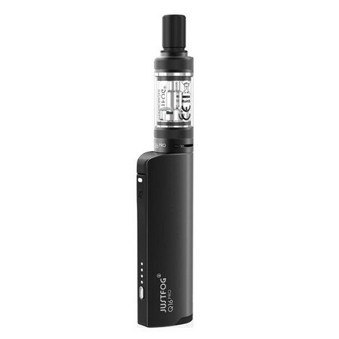 E-Zigarette JUSTFOG Q16 Pro Set schwarz 900 mAh