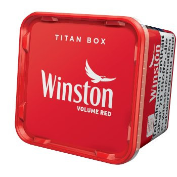 NUR FÜR KURZE ZEIT Winston Volumentabak Red Titan Box 280 Gramm