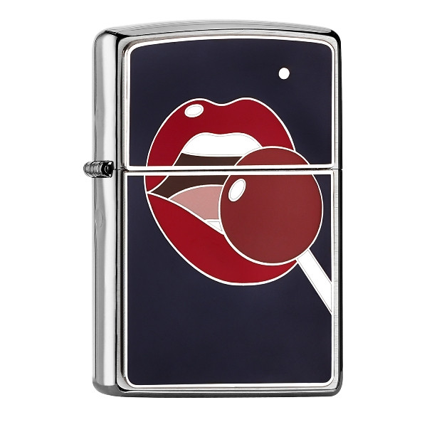 ZIPPO chrom gebürstet Lollipop Navi 2008031