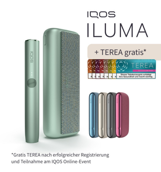 IQOS ILUMA Prime Jade Green inklusive TEREA Gratis