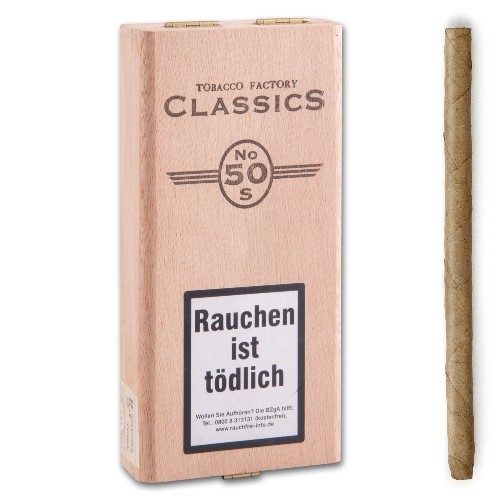 TABACCO FACTORY Class No 50 Sumatra 20 Zigarren